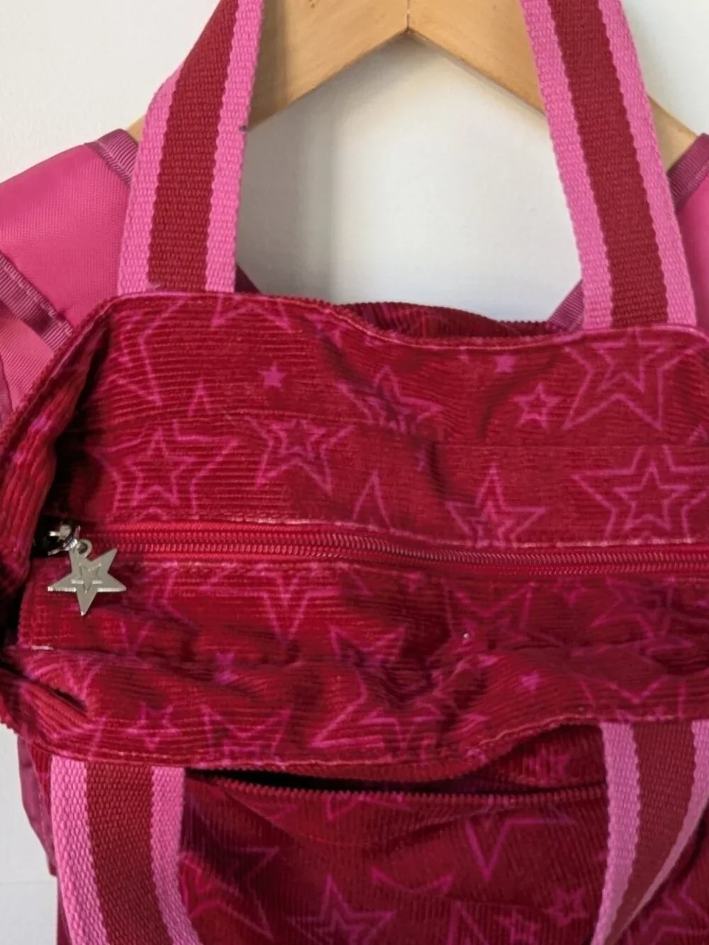 AMERICAN GIRL BERRY RED CORDUROY BACKPACK CARRIER